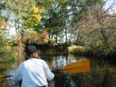 Canoeing the river